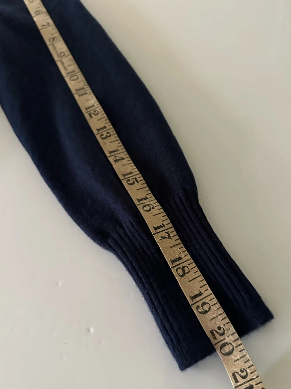 J.Crew Cashmere Navy Fitted Cropped Crewneck Sweater Small